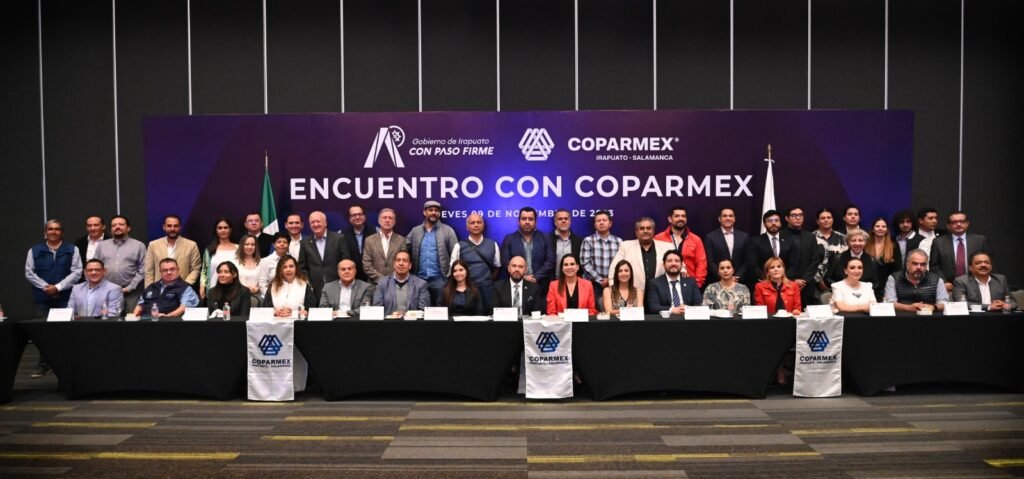 Presentan resultados de trabajo a Coparmex Irapuato-Salamanca