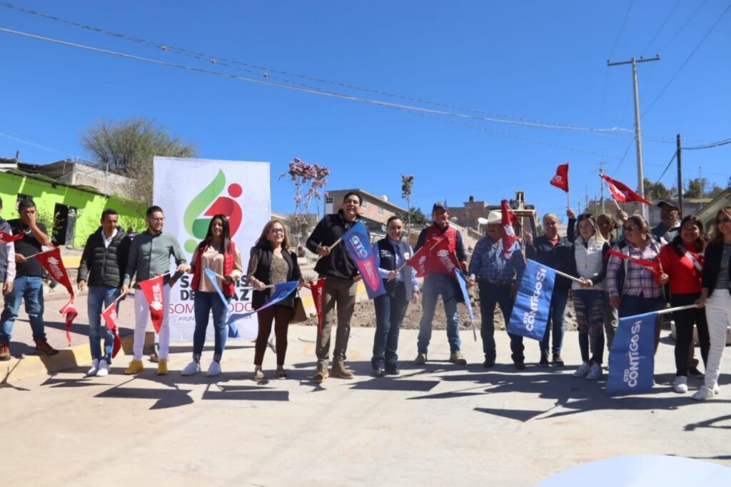 El presidente de San Luis de la Paz, Luis Gerardo Sánchez Sánchez en su visita a las zonas, reiteró su compromiso con la ciudadanía.