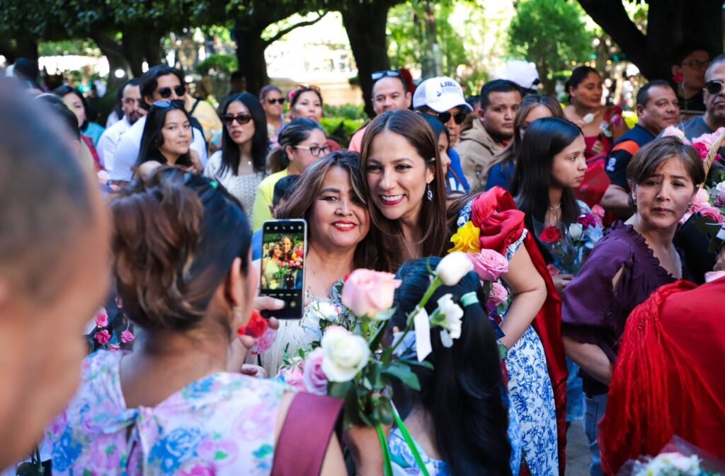 Libia Dennise García Muñoz Ledo recorrió las calles de Guanajuato Capital para escuchar y convivir con la ciudadanía.