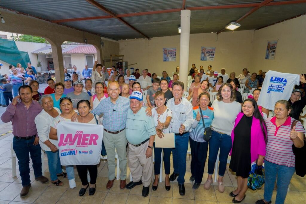 Javier Mendoza Márquez pidió a la ciudadanía la confianza en el voto a favor del desarrollo de Celaya.