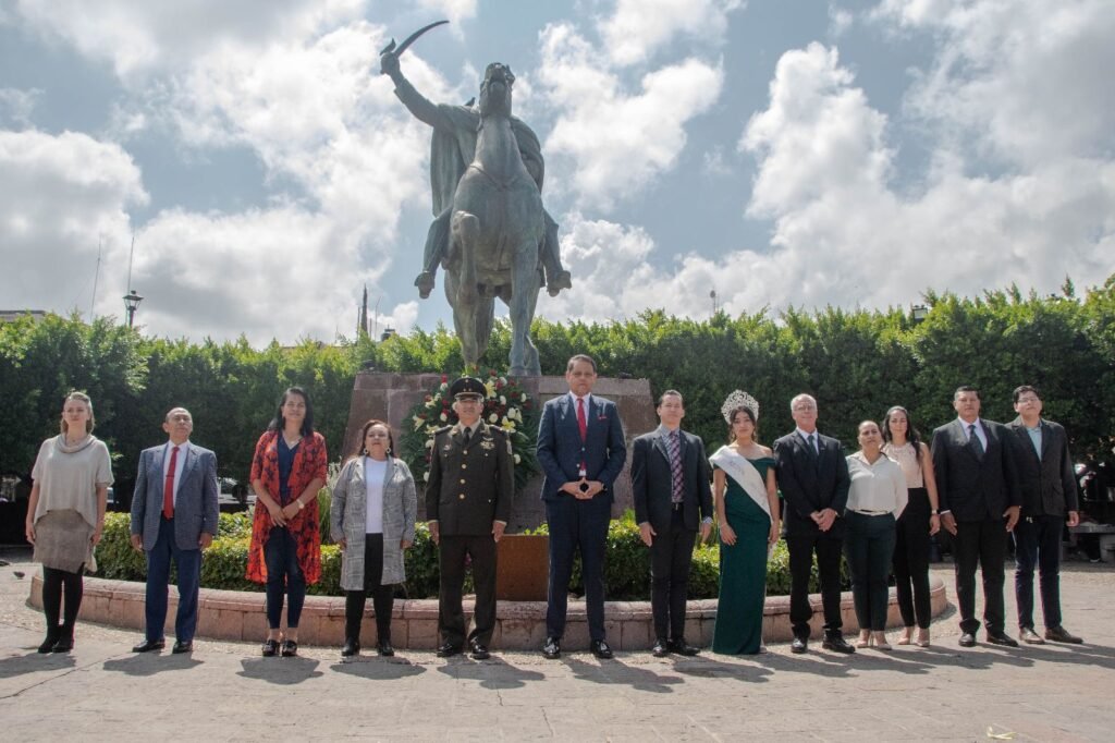 El Gobierno Municipal de San Miguel de Allende honró la vida y legado de Don Ignacio Allende y Unzaga.