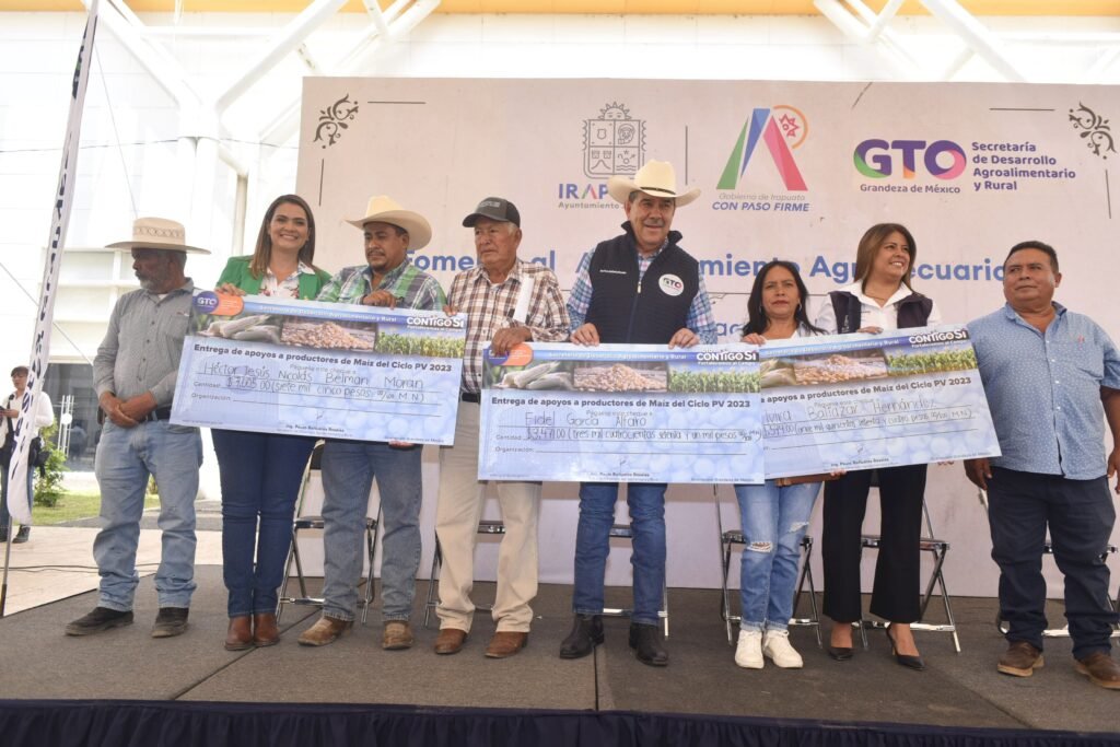 Autoridades del Gobierno y de Irapuato destacaron el impulso que se le sigue dando al campo de Guanajuato.