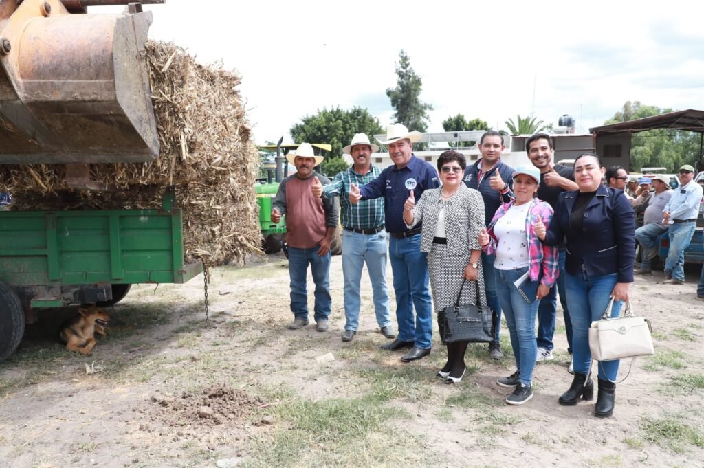 Para la compra de las pacas se invirtieron $400 mil pesos: $350 mil por la SDAyR y $50 mil por los beneficiarios para costes de flete.