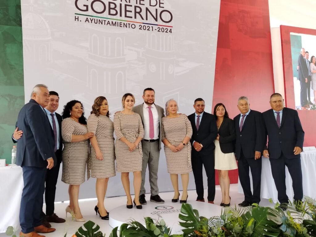 Durante su informe, Erick Montemayor, reiteró su compromiso por la gente de Ocampo.