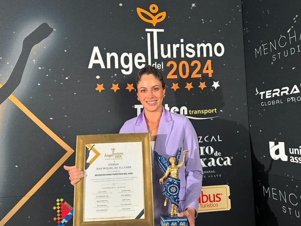 San Miguel de Allende continúa robando cámaras dentro y fuera del país al ser reconocido en los premios 'Ángel del Turismo'.