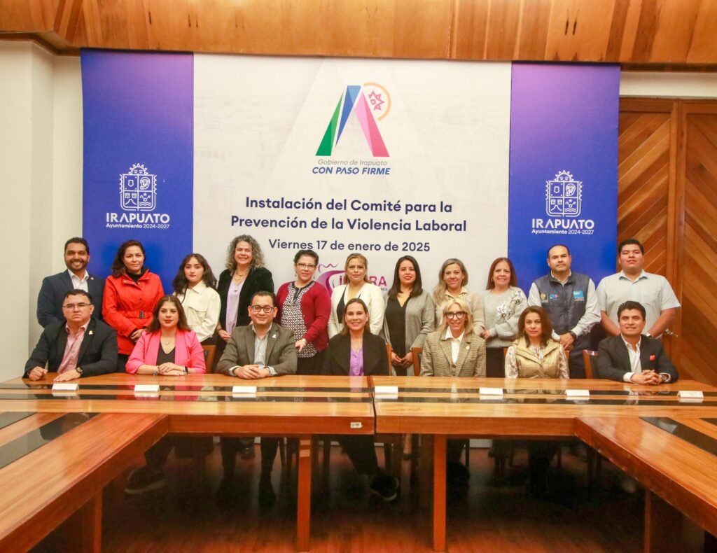 Lorena Alfaro García, alcaldesa de Irapuato, destacó en la reunión que hay cero tolerancia a la violencia contra las mujeres.