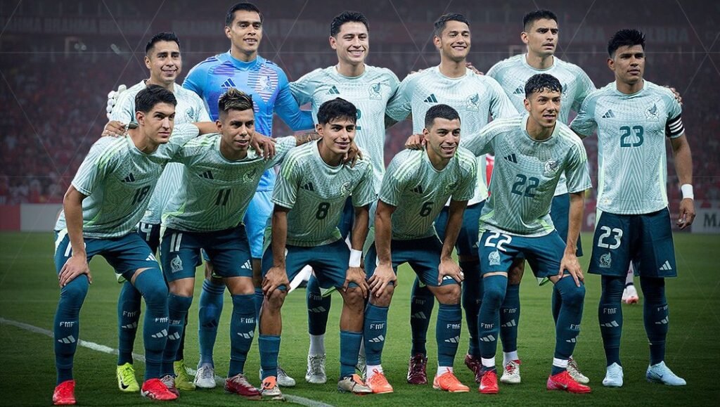 El equipo de México comenzó lento el encuentro, pero se impuso al final de la primera parte con dos goles.