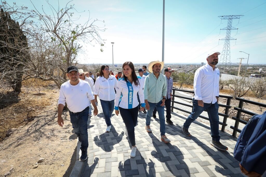 EAle Gutiérrez, impulsa la construcción de obras sociales y que cambien la calidad de vida de las y los leoneses.