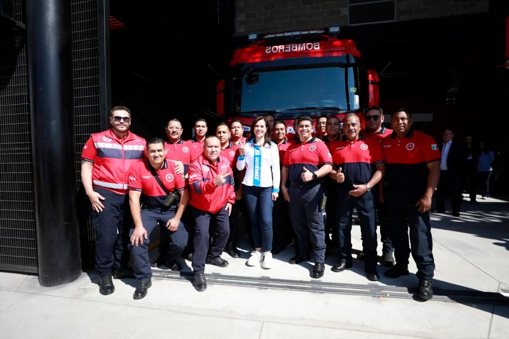 Ale Gutiérrez realizó una gira de supervisión de cuerpos de emergencia para constatar los avances de diversas obras en materia de seguridad.