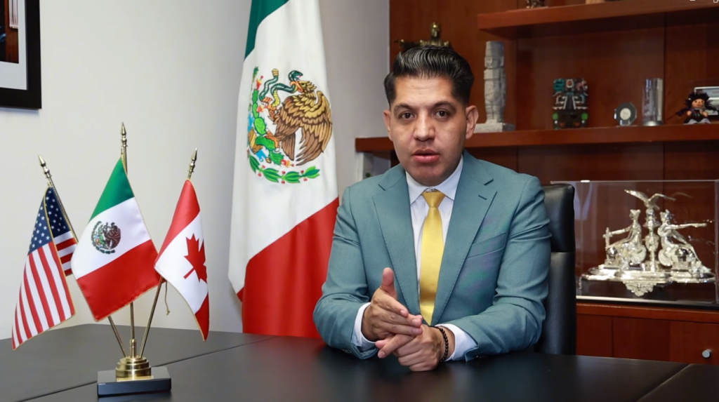 Emmanuel Reyes Carmona, Presidente de la Comisión de Economía habló de la postura que toman ante la imposición de la tarifa arancelaria.
