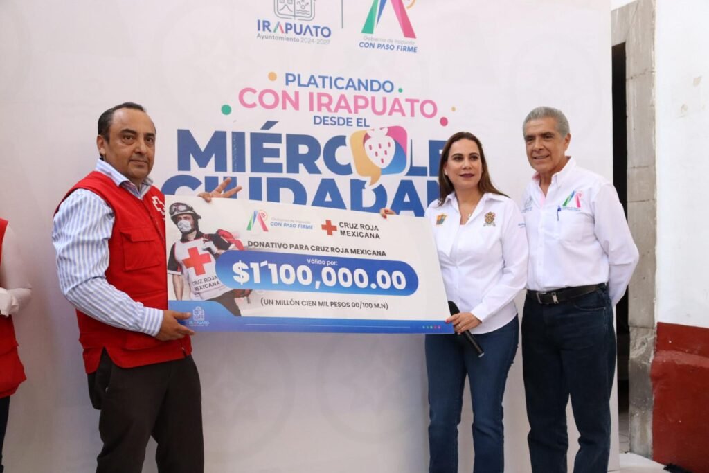 Lorena Alfaro invitó a la ciudadanía a participar en esta colecta para sumar esfuerzos a favor de la Cruz Roja.