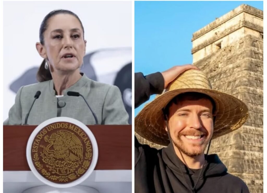 Molesta visita que hizo el youtuber estadounidense MrBeast a las zonas arqueológicas de Calakmul, Balancanché y Chichén Itzá, donde está prohibido entrar en ellas.