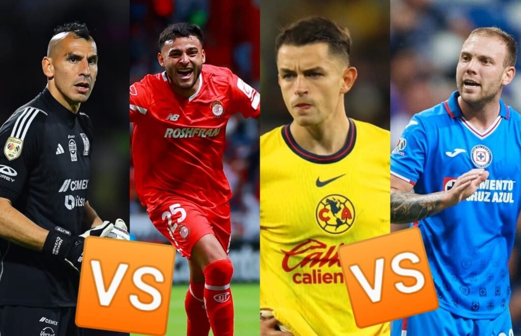 Toluca recibe a los Tigres en la Bombonera, al mismo tiempo que ahora el América será local en su estadio ante el Cruz Azul.