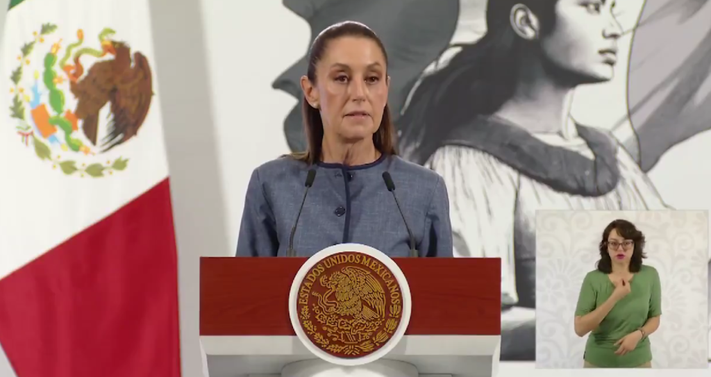 Claudia Sheinbaum respondió a la secretaria de Seguridad Interior de Estados Unidos, Kristi Noem, quien afirma que la presidenta alienta a las manifestaciones.