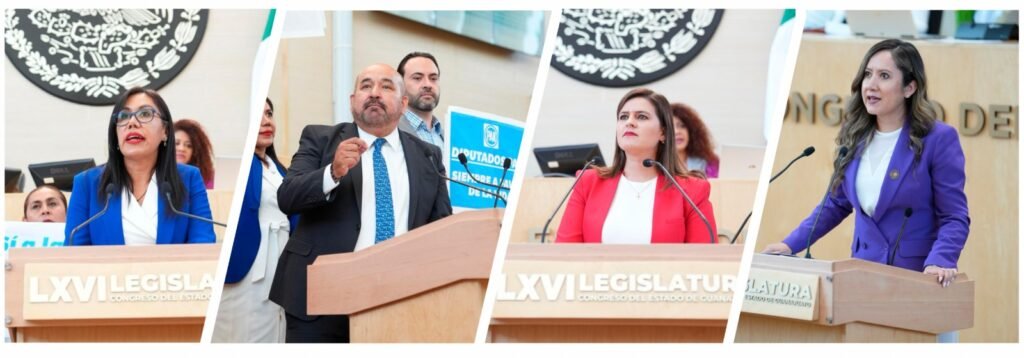 El Grupo Parlamentario del PAN y la Representación Parlamentaria del PRD mantuvieron su postura.