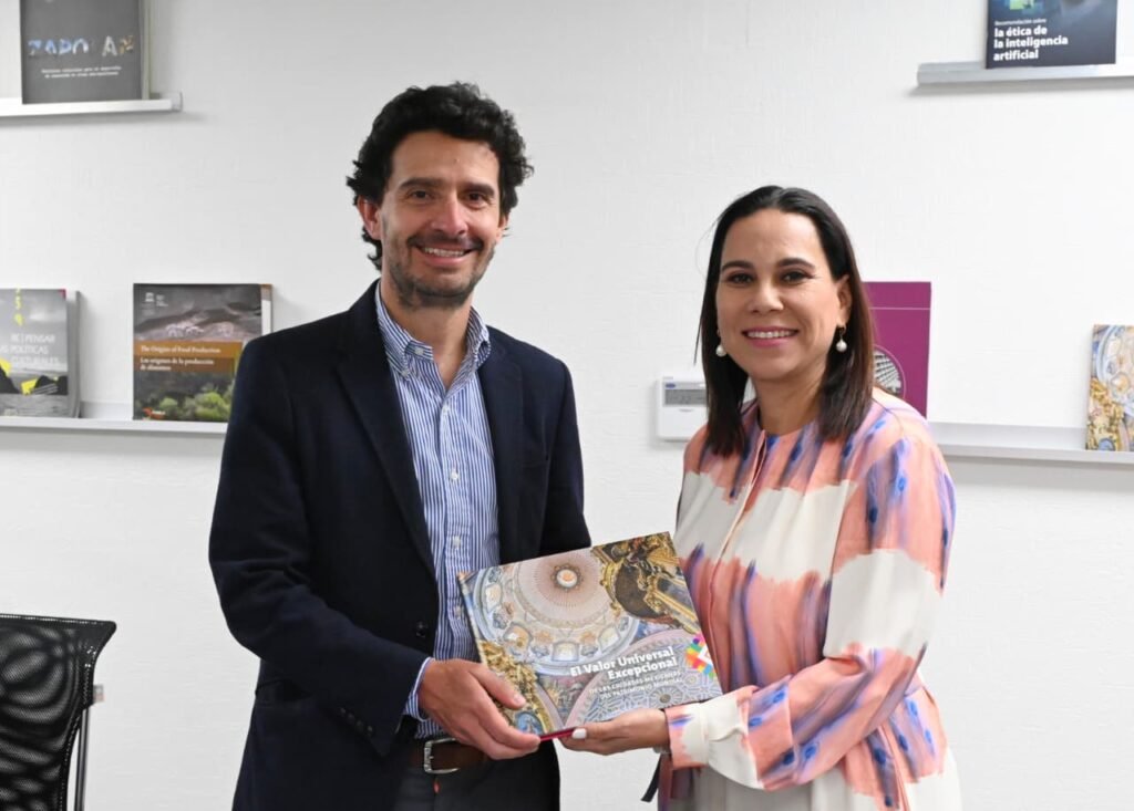 Lorena Alfaro García, y representantes de la UNESCO en México suman esfuerzos a favor de este proyecto.