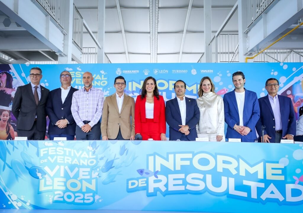 Ale Gutiérrez destacó que este Festival de Verano Vive León 2025 registró una asistencia histórica de más de 970 mil personas.