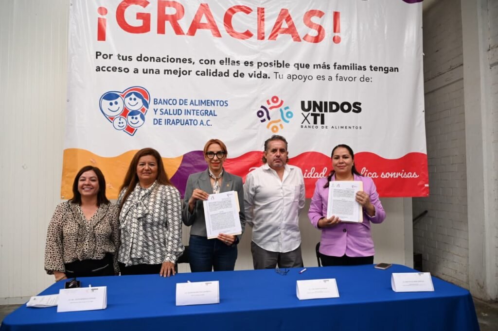 Unen esfuerzos INMIRA y el Banco de Alimentos Autoridades de Irapuato buscan fortalecer la autonomía económica y prevenir la violencia de género