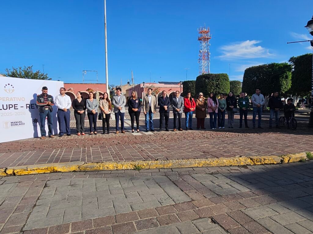 En el evento, Adolfo Alfaro, destacó que se trabaja todos los días por brindar seguridad a la ciudadanía de Manuel Doblado.