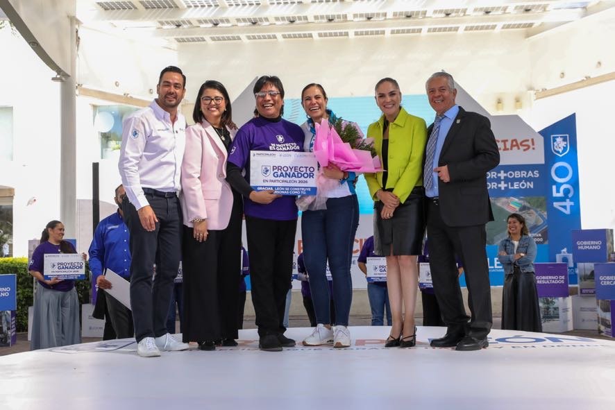 León da a conocer proyectos ganadores de ‘Participa León’ Ale Gutiérrez destacó que la inversión acumulada en 4 años supera los 1 mil millones de pesos.
