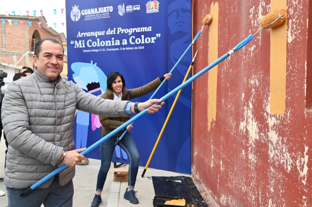Adrián Hernández Alejandri dio inicio al programa “Mi Colonia a Color” que beneficiará a más de 500 viviendas.