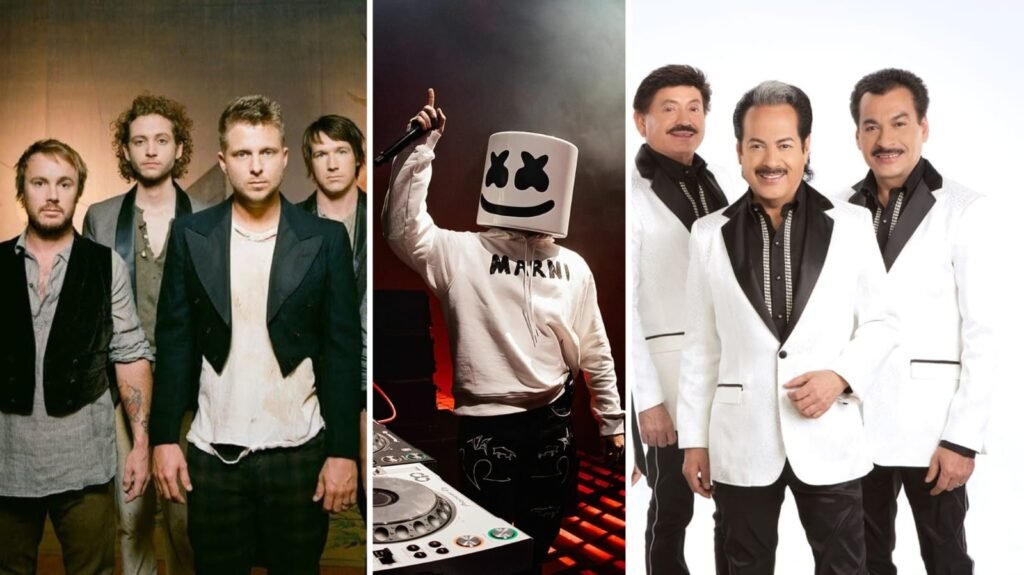OneRepublic, Marshmello y los Tigres del Norte, encabezan los artistas que se presentarán en la Feria de las Fresas.