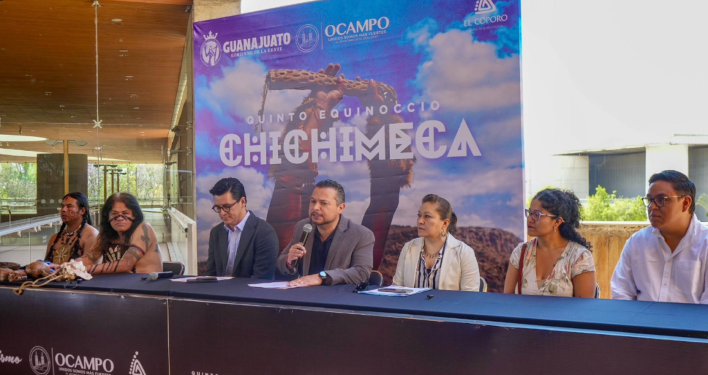 Erick Montemayor invita a la ciudadanía a disfrutar del Quinto Equinoccio Chichimeca en Ocampo.