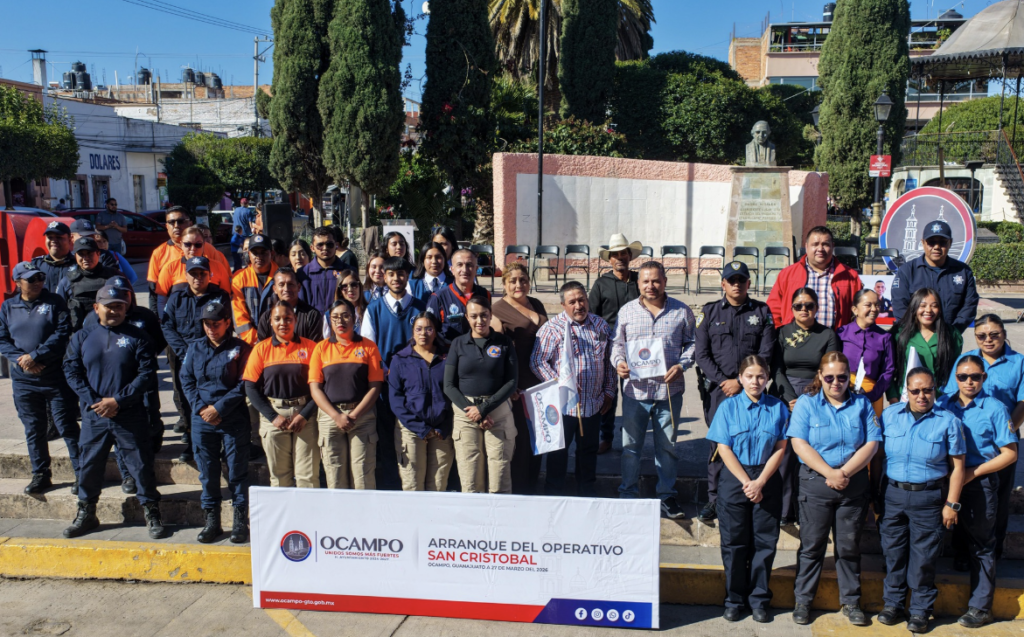 Erick Montemayor destacó que el Operativo San Cristóbal, resguarda la seguridad de los ciudadanos de Ocampo en este periodo vacacional.