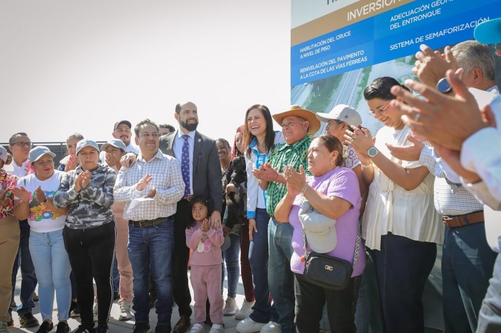 Ale Gutiérrez encabeza la inauguración del Cruce Seguro Timoteo Lozano–San Pedro y la entrega de la pavimentación del nuevo acceso.