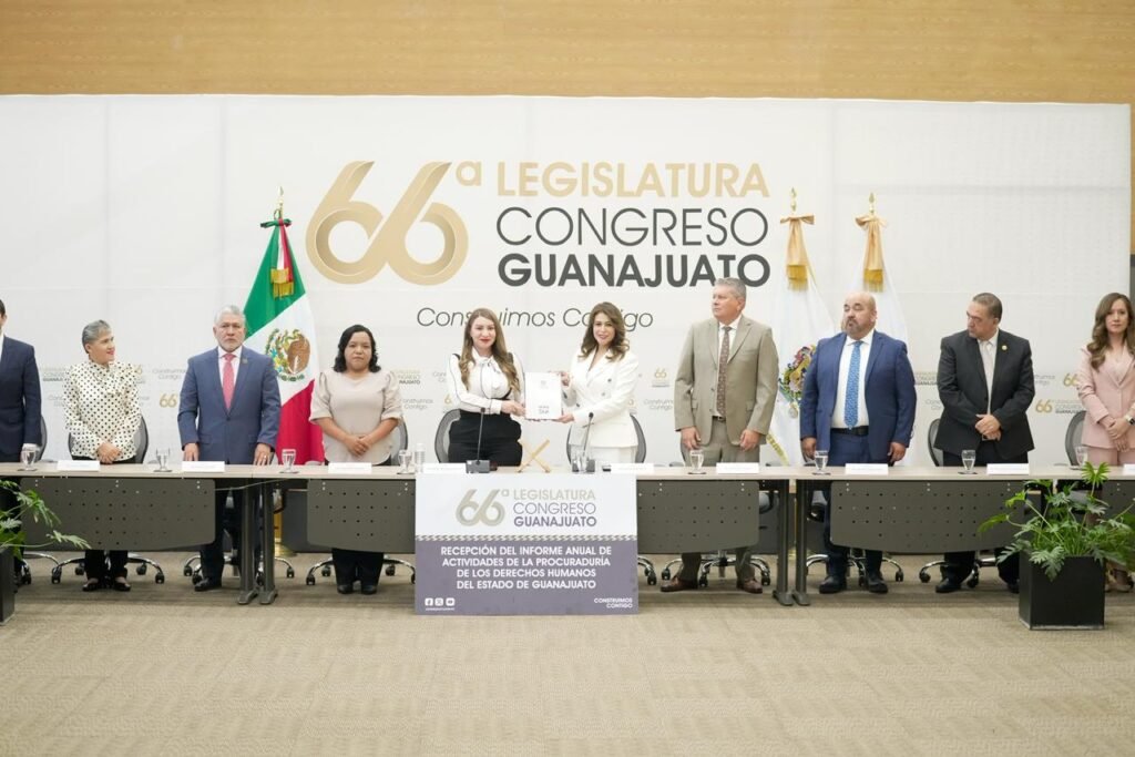 El Grupo Parlamentario del Partido Acción Nacional (GPPAN) y la Representación Parlamentaria del PRD recibieron el informe de la titular de la PRODHEG.