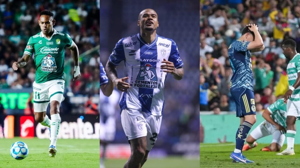 El Club León sorprende al sumar su segunda victoria al hilo; América empata con un hombre de más en Santos.