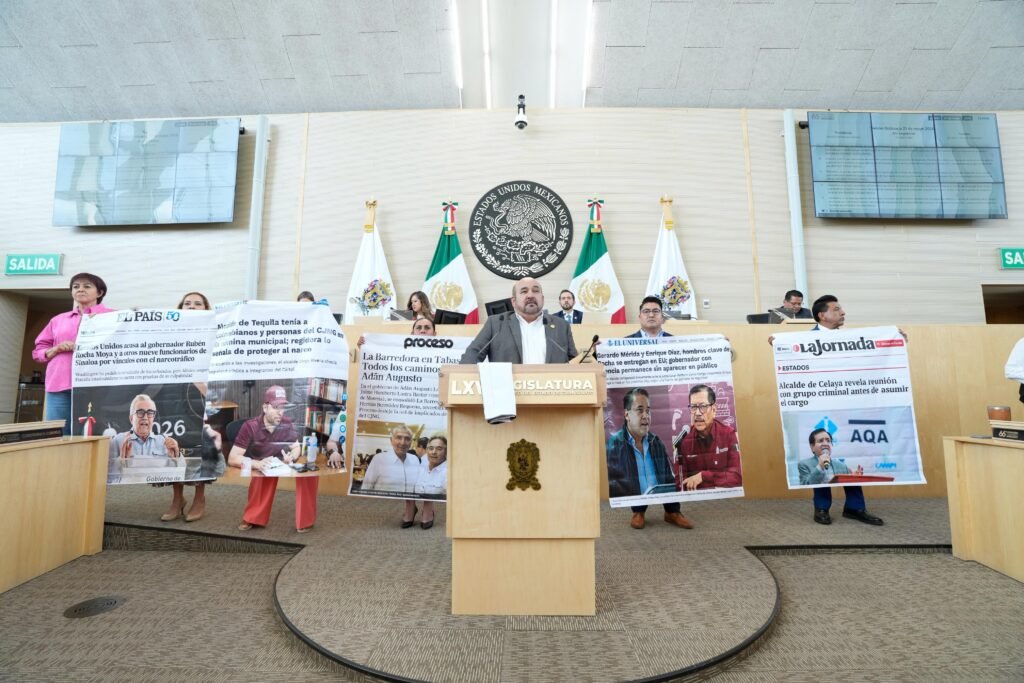 Jorge Espadas hizo un llamado a la presidenta Claudia Sheinbaum Pardo para “romper el pacto criminal de López Obrador”.