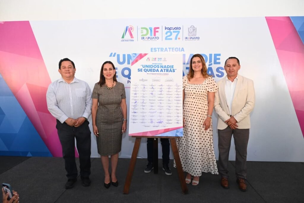 Lorena Alfaro afirmó que esta estrategia contempla la firma entre autoridades del Gobierno Local, del Sistema DIF Municipal y 82 empresas, instituciones educativas y asociaciones.