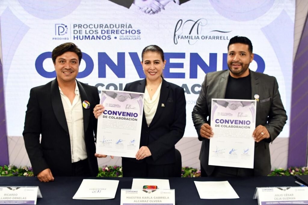 PROPDHEG firma convenios para la difusión y promoción de los derechos humanos Karla Gabriela Alcaraz Olvera, titular de la PRODHEG destacó de la importancia de promover los derechos humanos con estos convenios.