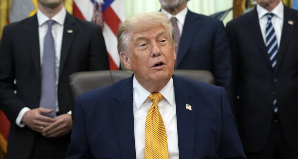 Donald Trump informó a los pocos minutos de los sismos ocurridos en Venezuela que dejaron varios edificios derrumbados y decenas de personas bajos los escombros.