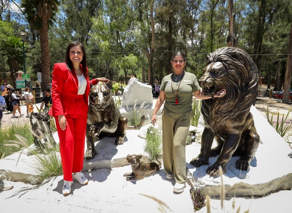 Ale Gutiérrez y Karen Casillas Casillas reiteran su compromiso con el ZooLeón y seguir trabajando por el cuidado de los animales.
