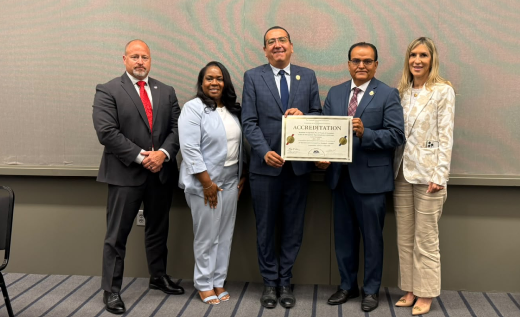La Secretaría de Seguridad y Paz del Estado de Guanajuato recibió la tercera reacreditación internacional de la Asociación de Correccionales de América