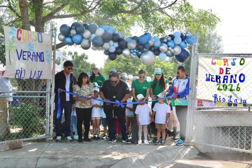 Integrantes del Ayuntamiento de Dolores Hidalgo, inauguraron los cursos de verano 2026 en la comunidad de Río Laja.