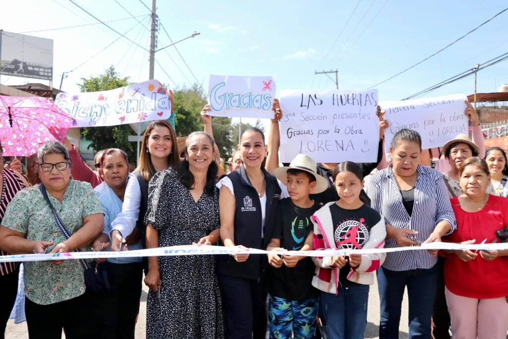 La presidenta Lorena Alfaro inauguró la modernización de la calle Guanajuato, con una inversión municipal de 56.9 millones de pesos.