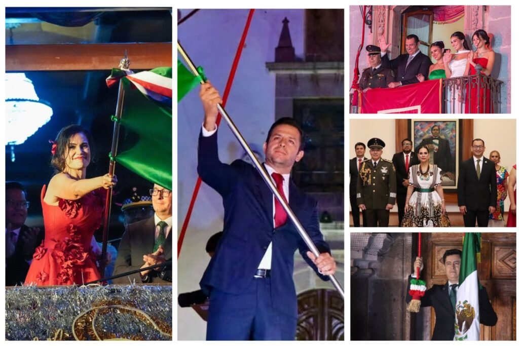 Así celebraron las fiestas patrias en varias ciudades de Guanajuato Ale Gutiérrez, alcaldesa de León y Lorena Alfaro, presidenta de Irapuato; Mauricio Trejo alcalde de San Miguel de Allende; Chelis Oliveros en Apaseo el Grande; y Adolfo alfaro, alcalde de Manuel Doblado, celebraron el Grito de Independencia como cada año puntualmente.