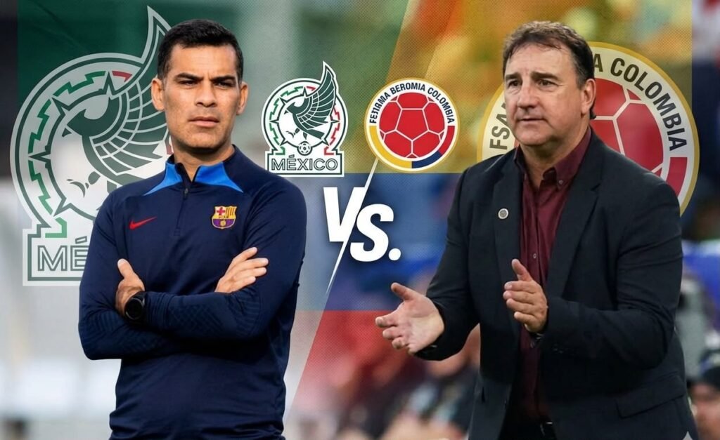 La Selección Nacional de Rafa Márquez juega contra Colombia en lo que es su debut al frente del Tri.