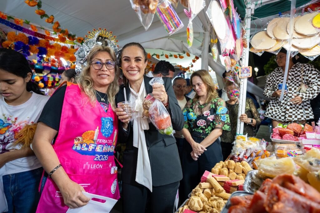 Ale Gutiérrez inaugura el Festival de la Muerte 2026 en León Ale Gutiérrez invitó a la tradicional Feria del Alfeñique celebra 41 años de historia con la participación de 109 artesanos.