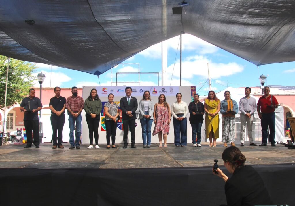 Adolfo Alfaro reconoció la participación de las ciudades y del talento mostrado en este Tianguis Cultural en Manuel Doblado.