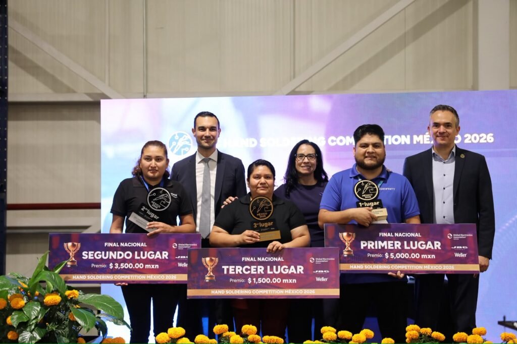 Guanajuato reúne a los mejores talentos de soldadura electrónica; ganador irá a Alemania Abraham García, representará a México en la final internacional que se celebrará en noviembre en Múnich, Alemania.